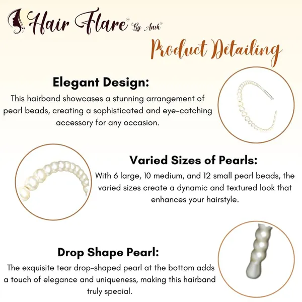 White_Elegance_Pearl_Beads_Hairband
