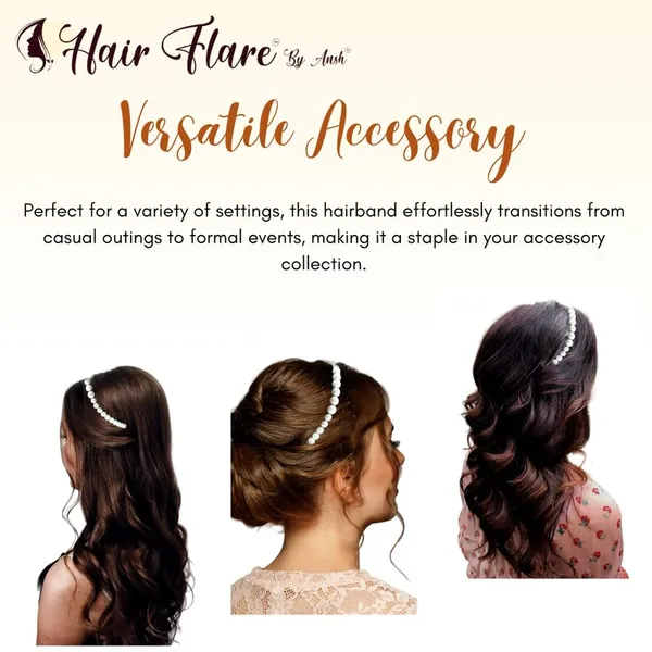 White_Elegance_Pearl_Beads_Hairband