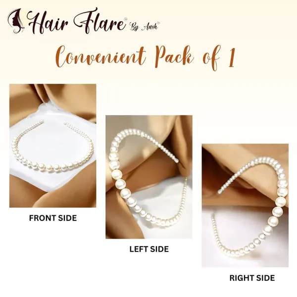 White_Elegance_Pearl_Beads_Hairband