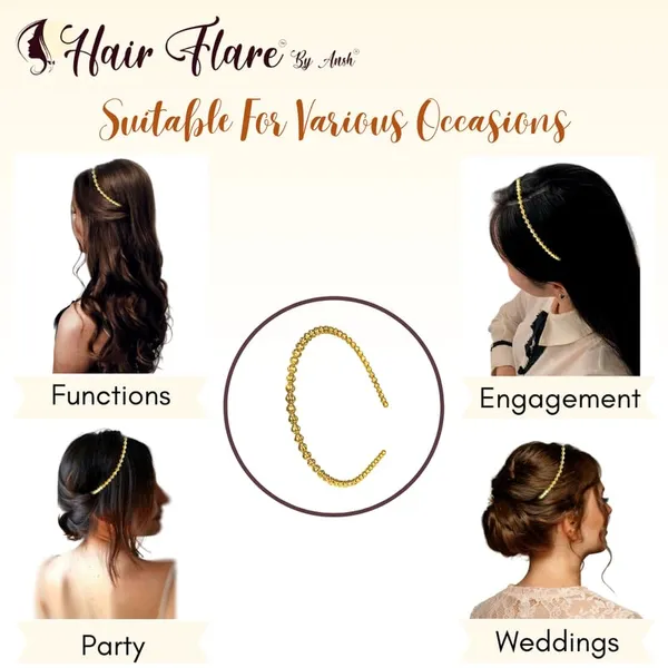 White_Antique_Round_Bead_Hairband
