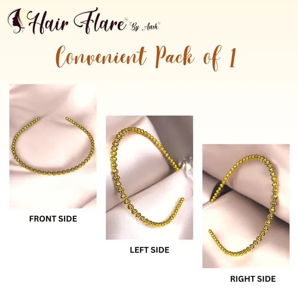White_Antique_Round_Bead_Hairband