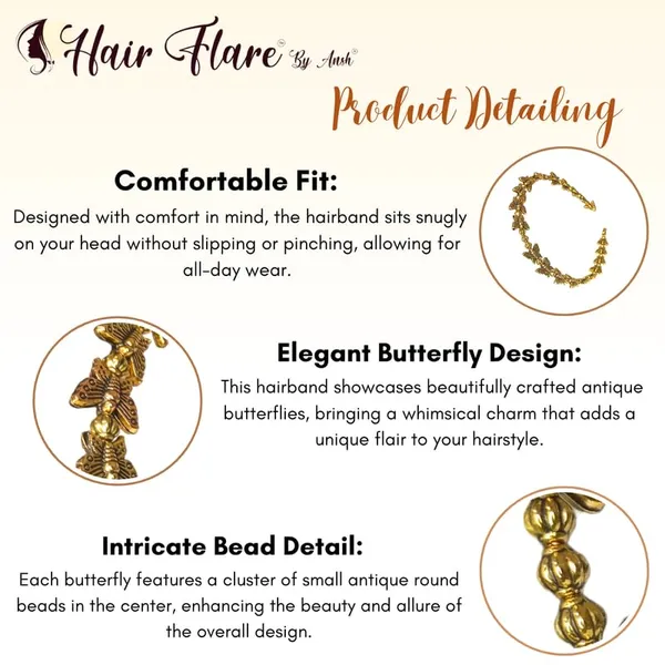 Golden_Antique_Butterfly_Hairband_For_Women_&_Girls