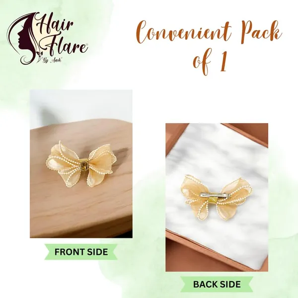 Golden_Dazzling_3_Layer_Hair_Bow_For_Women_&_Girls