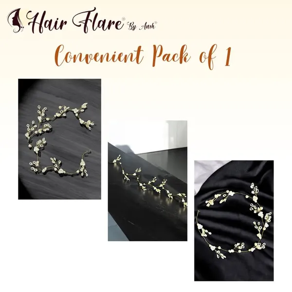 Silver_Elegant_Pearl_Flower_Hair_Choti