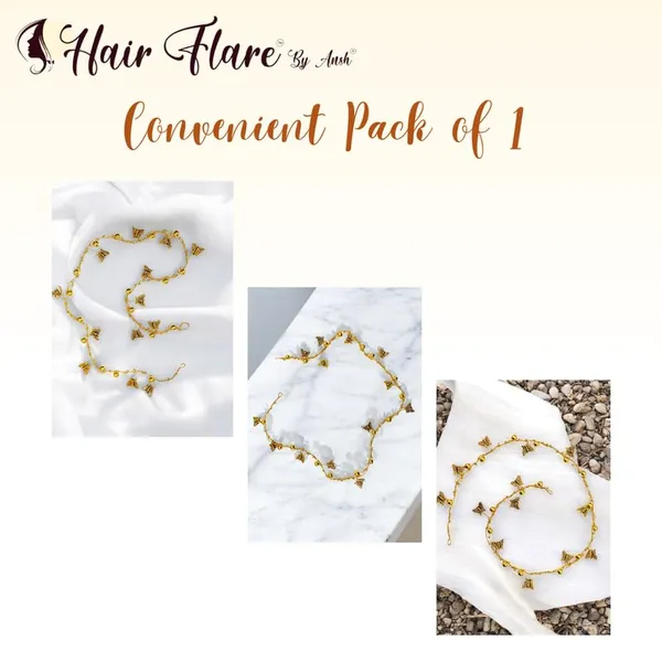Golden_Elegant_Butterfly_Hair_Choti_For_Women