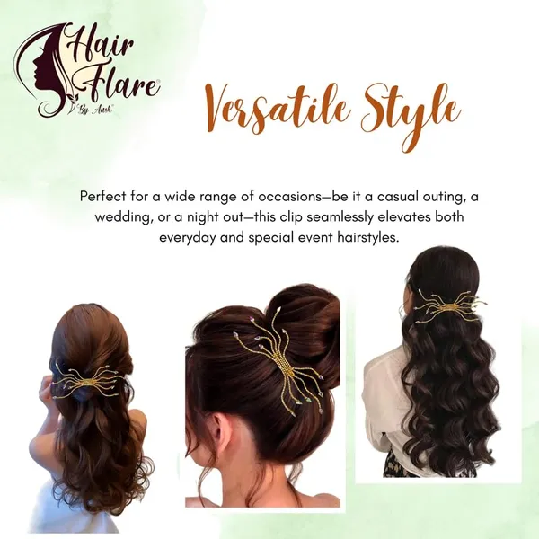 Golden_Crystal_Nag_Chain_Hair_Clip