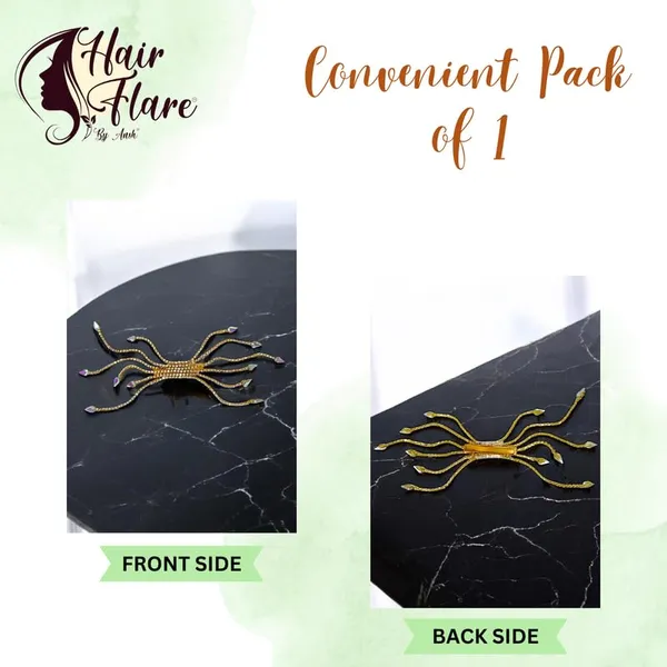 Golden_Crystal_Nag_Chain_Hair_Clip