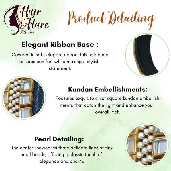 Silver_Mirror_Work_Glamour_In_Style_Exquisite_Kundan_Hair_Band