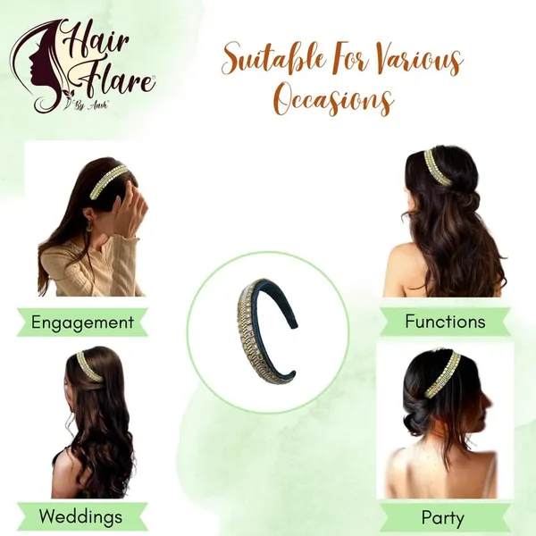 Silver_Mirror_Work_Glamour_In_Style_Exquisite_Kundan_Hair_Band
