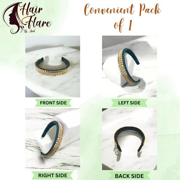 Silver_Mirror_Work_Glamour_In_Style_Exquisite_Kundan_Hair_Band