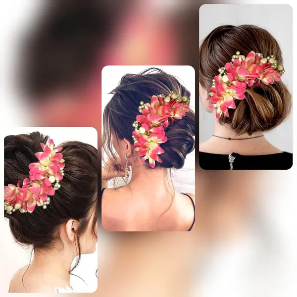 Dark_Pink_Rose_Hair_Vein_Accessories_For_Women_(18_X_10_X_10_Cm)