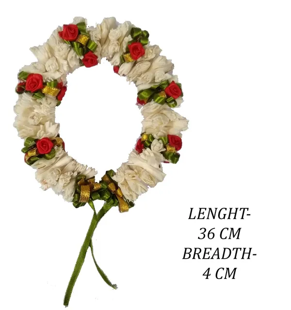 White_Gajra_Hair_Accessories_For_Women