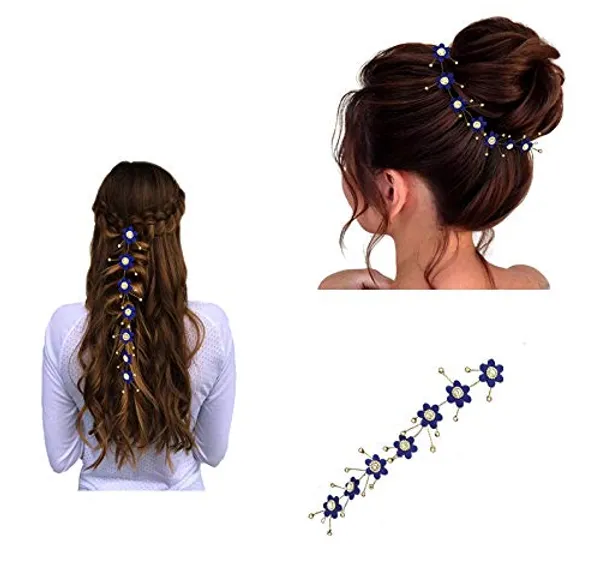 Golden_Artificial_Flower_Hair_Vein_Accessories_For_Women