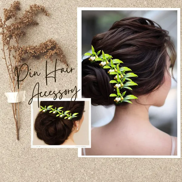 Green_Artificial_Leaves_With_Pearls_Designed_Hairpin/Juda_Pin