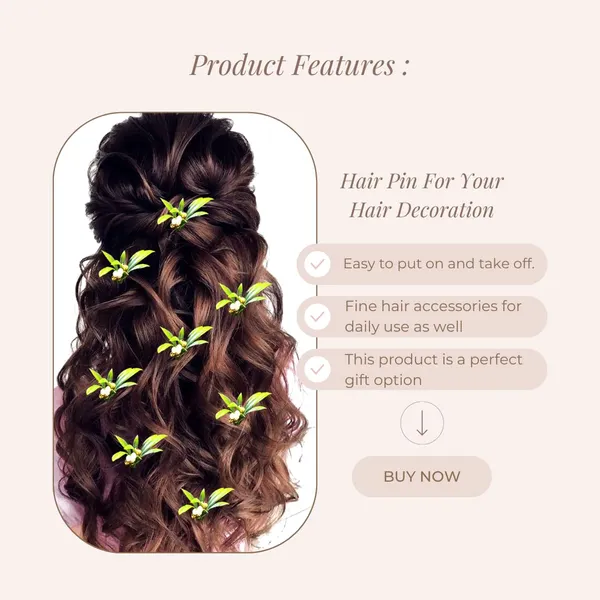 Green_Artificial_Leaves_With_Pearls_Designed_Hairpin/Juda_Pin