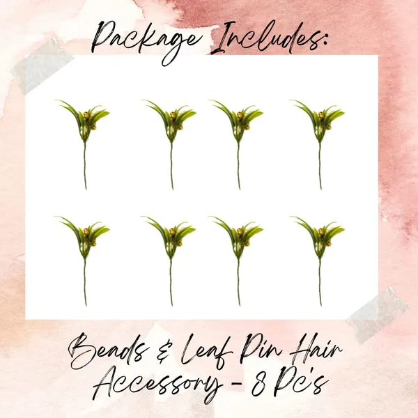 Green_Artificial_Leaves_With_Pearls_Designed_Hairpin/Juda_Pin