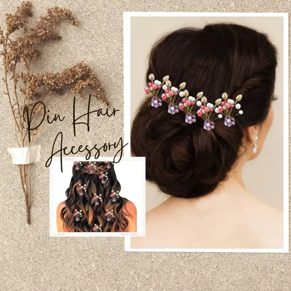 Maroon_Artificial_Floral_Designed_With_Pearls_Made_Hairpin