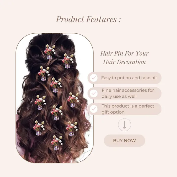 Maroon_Artificial_Floral_Designed_With_Pearls_Made_Hairpin