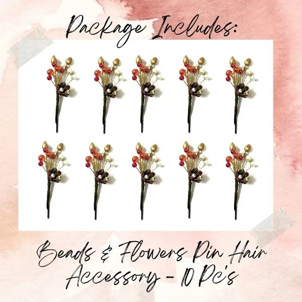Maroon_Artificial_Floral_Designed_With_Pearls_Made_Hairpin