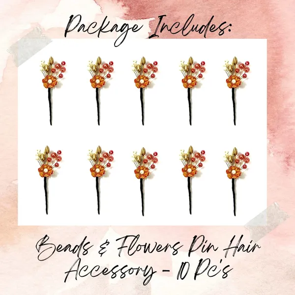 Pack_of_10_Red_Artificial_Flower_With_Pearl_Hair_Pin_Decoration_Accessories_Pins
