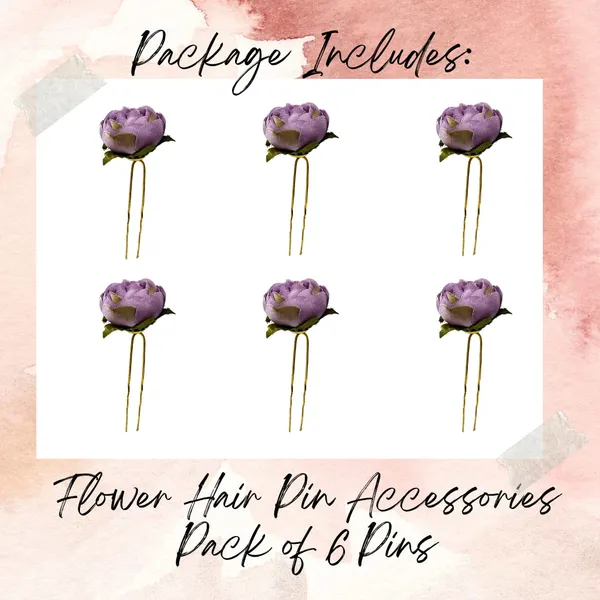 Purple_Artificial_Rose_Flower_Made_Hair_Pin