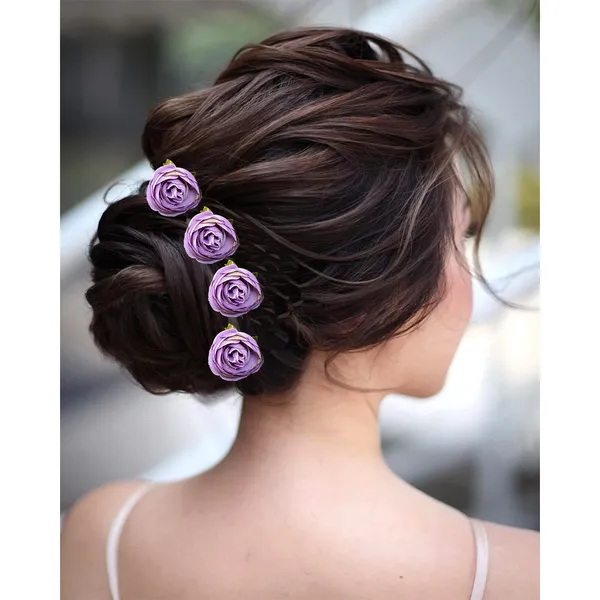 Purple_Artificial_Rose_Flower_Made_Hair_Pin