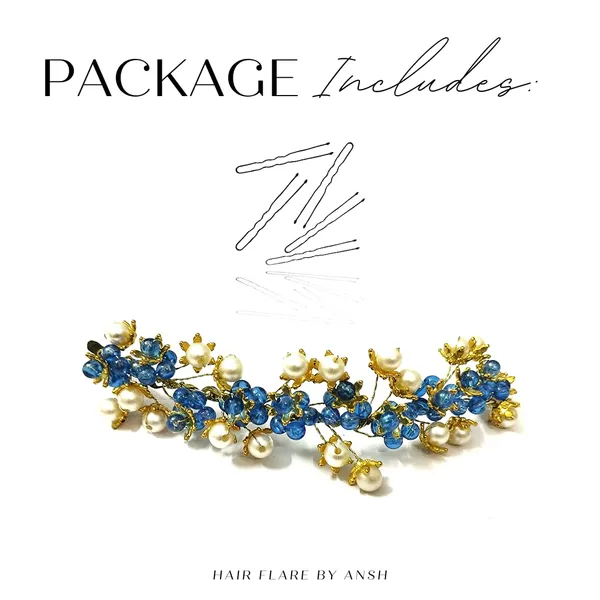 Blue_Artificial_Stone_Made_Flowers_With_Pearls_Designed_Hair_Pins