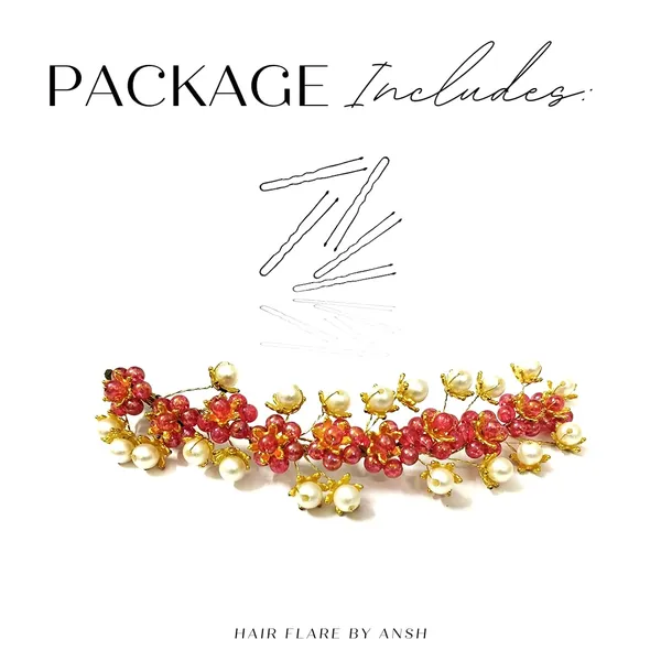 Red_Artificial_Stone_Made_Flowers_With_Pearls_Designed_Hair_Pins