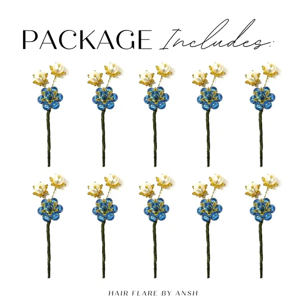 Pack_of_10_Blue_Artificial_Star_Stone_Flowers_With_Pearls_Hair_Pins_Accessories_Pins