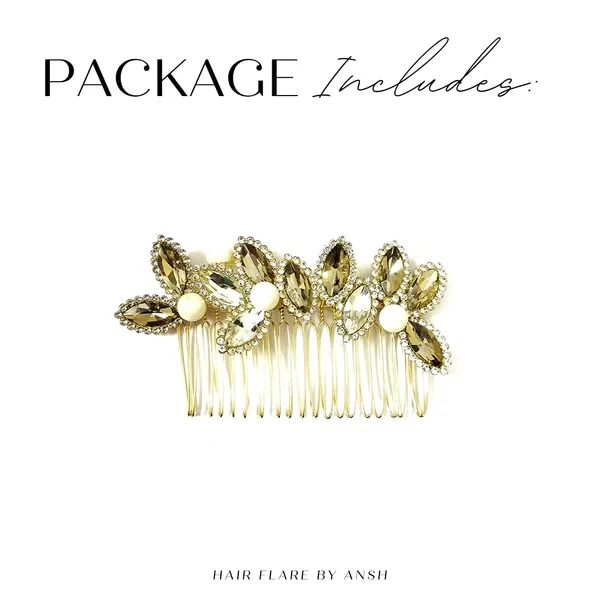 Golden_Artificial_Barrette_Hair_Pin_For_Women_&_Girls