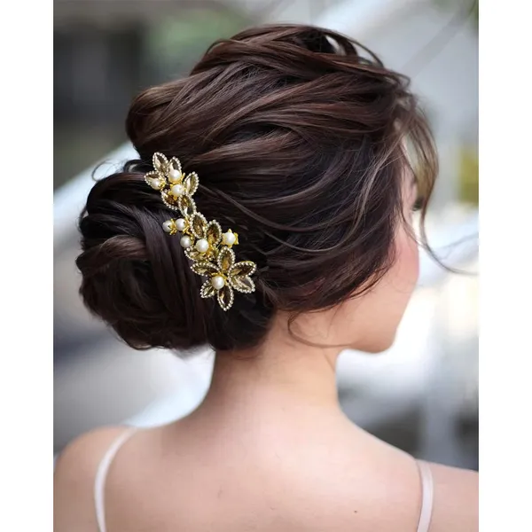 Golden_Barrate_Hair_Pin_For_Women_&_Girls