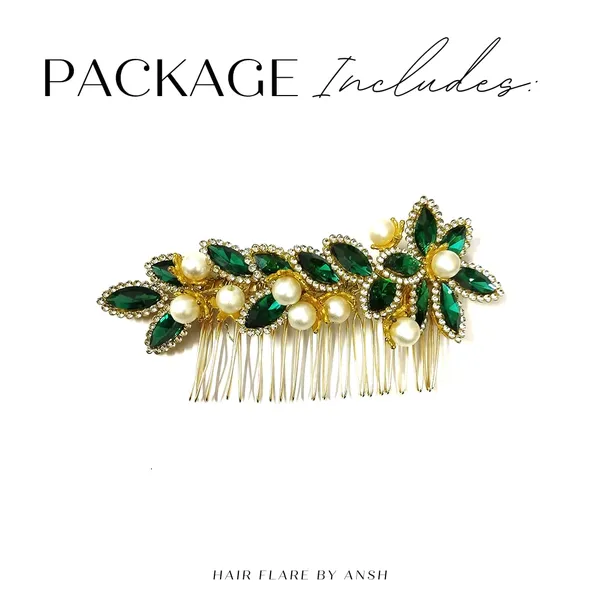 Green_Barrate_Hair_Pin_For_Women_&_Girls