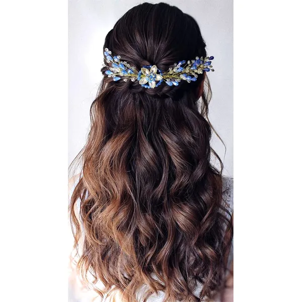 Blue_Stones_And_Pearls_Made_Floral_Designed_Artificial_Barrate_Hair_Pins_For_Women_&_Girls