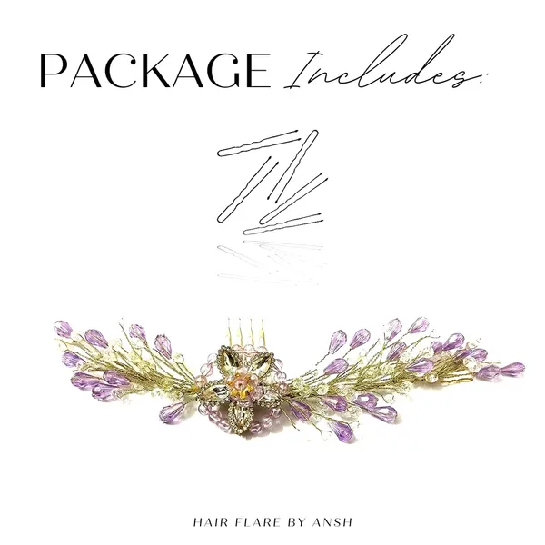 Purple_Stones_And_Pearls_Made_Floral_Designed_Artificial_Barrate_Hair_Pins_For_Women_&_Girls