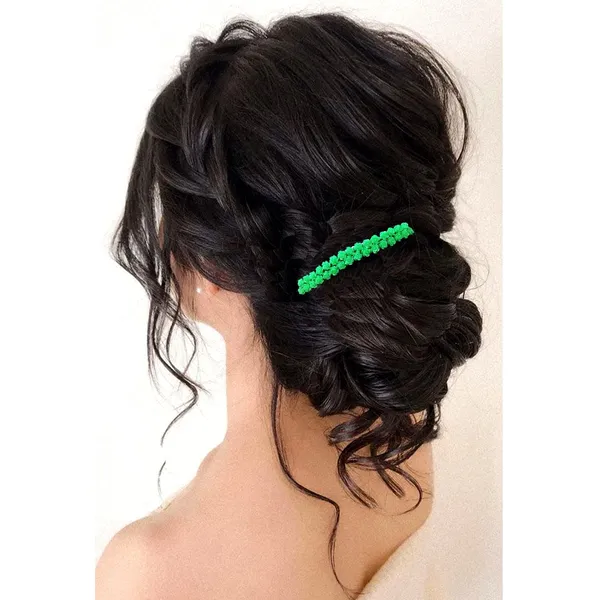 Red,_Green_&_Purple_Artificial_Flowwer_Made_Hair_Barattes_For_Women_&_Girls