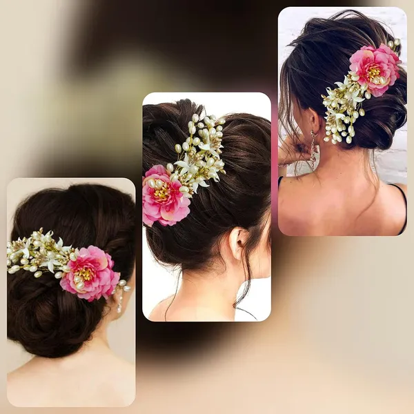 Baby_Pink_Artificial_Peony_Flower_With_Pearl_Hair_Comb_Slide,_Hair_Juda_Bun_Accessories_For_Girls_&_Women_(14_X_8_X_4_Cm)
