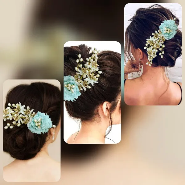 Rama_Green_Artificial_Peony_Flower_With_Pearl_Hair_Accessories_And_Hairpin_For_Women_(14_X_8_X_4_Cm)