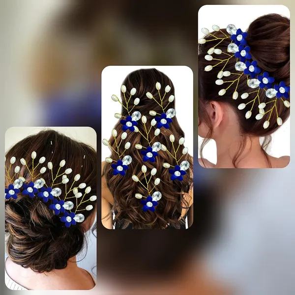 Blue_Artificial_Flower_With_Pearls_Hair_Pin_For_Women_&_Girls_(14_X_8_X_4_Cm)