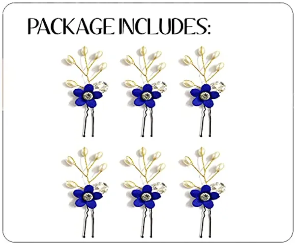Blue_Artificial_Flower_With_Pearls_Hair_Pin_For_Women_&_Girls_(14_X_8_X_4_Cm)
