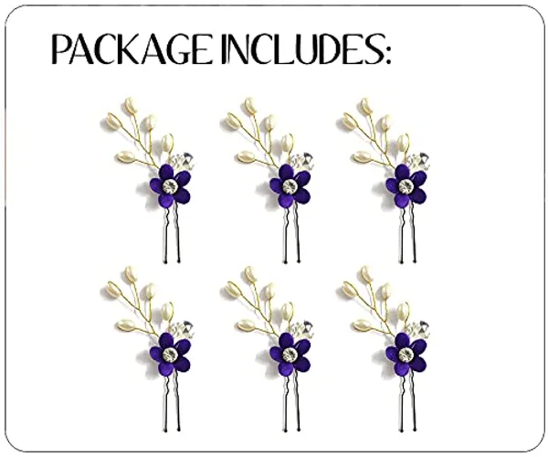 Purple_Artificial_Flower_With_Pearls_Hair_Pin_For_Women_&_Girls_(14_X_8_X_4_Cm)