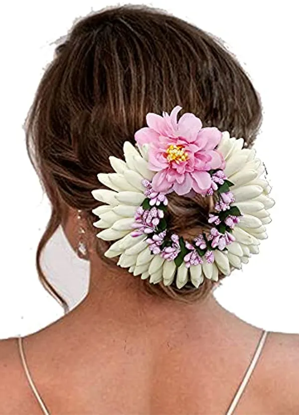 Baby_Pink_Artificial_Rose_With_Pollen_Flower_Rounded_Hair_Pin_(14_X_8_X_4_Cm)
