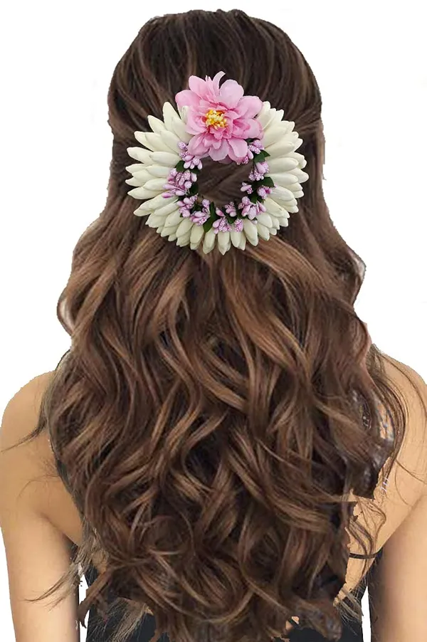 Baby_Pink_Artificial_Rose_With_Pollen_Flower_Rounded_Hair_Pin_(14_X_8_X_4_Cm)