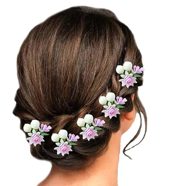 Baby_Pink_Attractive_Artificial_Small_Rose_Flower_With_Mogra_Bridal_Wedding_Hair_Accessories_For_Women_&_Girls_(14_X_8_X_1_Cm)