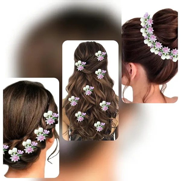 Baby_Pink_Attractive_Artificial_Small_Rose_Flower_With_Mogra_Bridal_Wedding_Hair_Accessories_For_Women_&_Girls_(14_X_8_X_1_Cm)