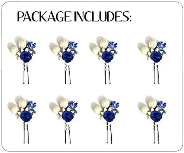 Blue_Artificial_Small_Rose_Flower_With_Mogra_Hair_Pin_Accessories_For_Women_&_Girls_(Pak_Of_8_Pins)_(14_X_8_X_1_Cm)
