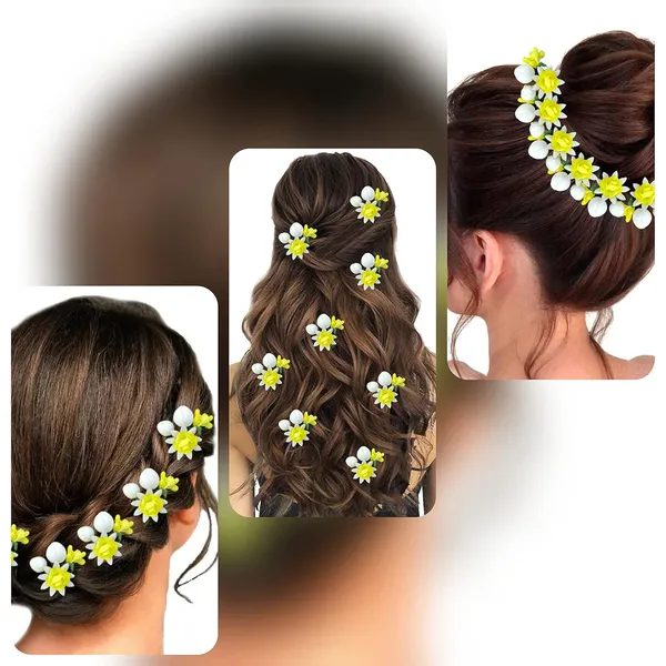 Yellow_Artificial_Small_Rose_Flower_With_Mogra_Hair_Pin_Accessories_For_Women_&_Girls_(Pak_Of_8_Pins)_(14_X_8_X_1_Cm)