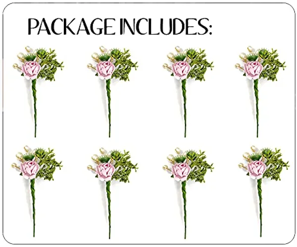 Pack_of_8_Baby_Pink_Artificial_Rose_Flower_With_Mogra_Hair_Pin_Accessories_For_Women