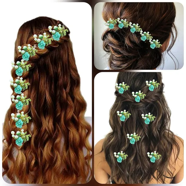 Rama_Green_Attractive_Artificial_Small_Rose_Flower_With_Mogra_Bridal_Wedding_Hair_Accessories_For_Women_&_Girls_(14_X_8_X_1_Cm)