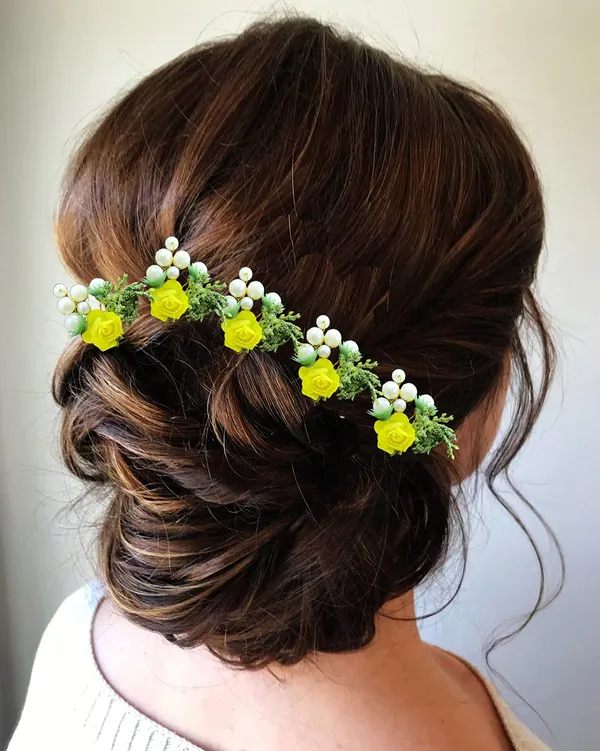 Pack_of_8_Yellow_Artificial_Rose_Flower_With_Mogra_Hair_Pin_Accessories_For_Women