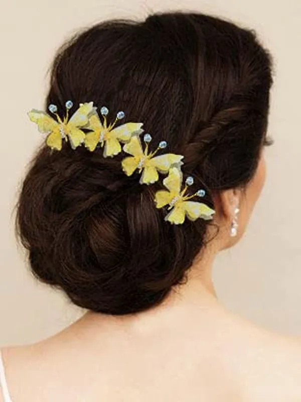 Pack_of_6_Golden_Artificial_Butterfly_Hair_Pin_For__And_Women_Pins